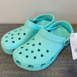 NWT Mint Green Crocs